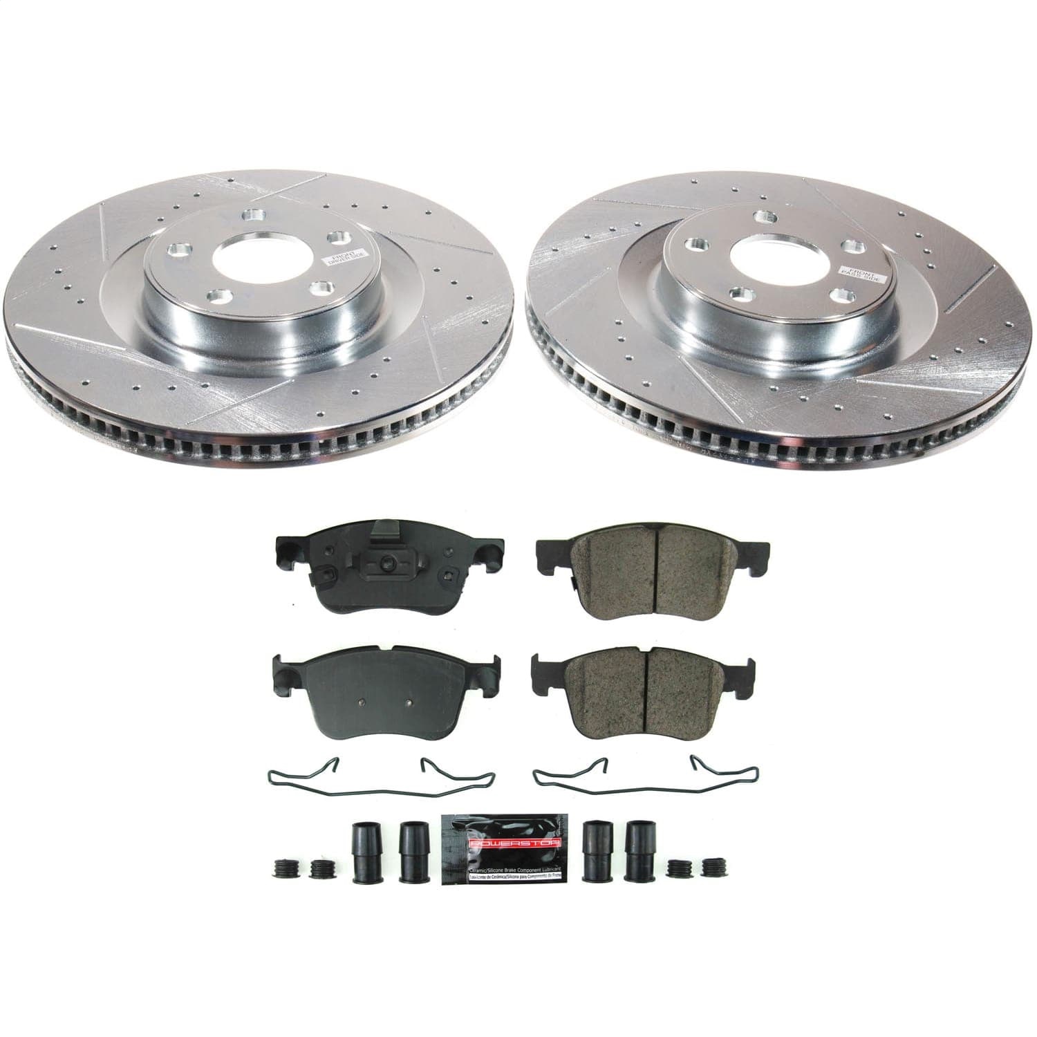 Power Stop - K8926 - Front - Disc Brake Pad and Rotor Kit