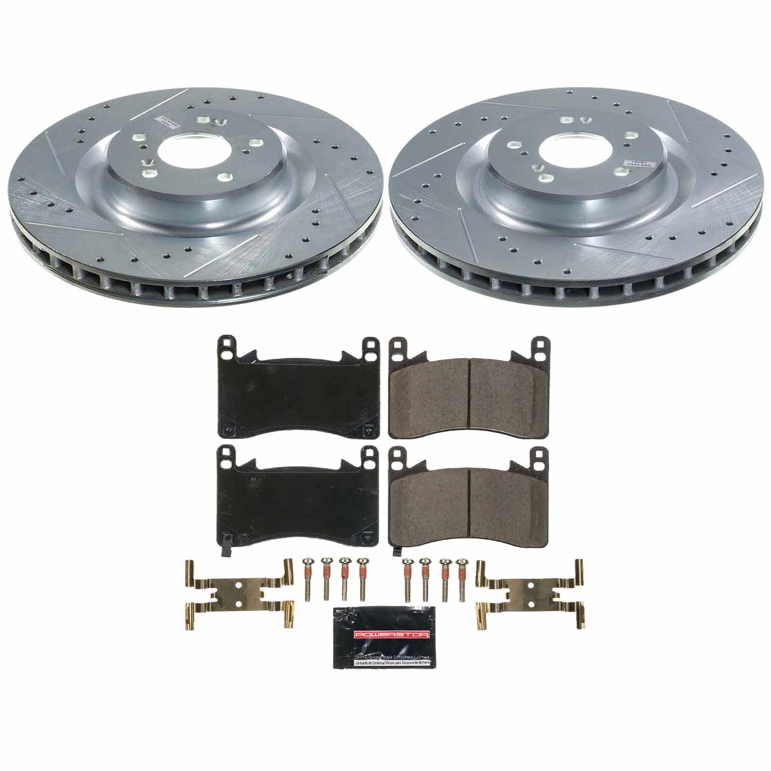 Power Stop - K8931 - Front - Disc Brake Pad and Rotor Kit