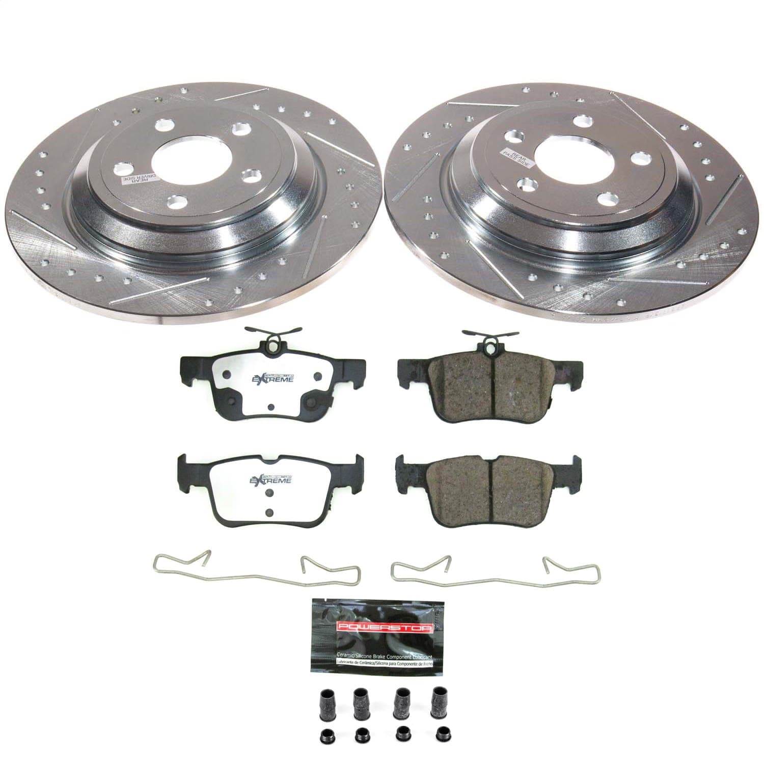 Power Stop - K8933-36 - Rear - Disc Brake Pad and Rotor Kit
