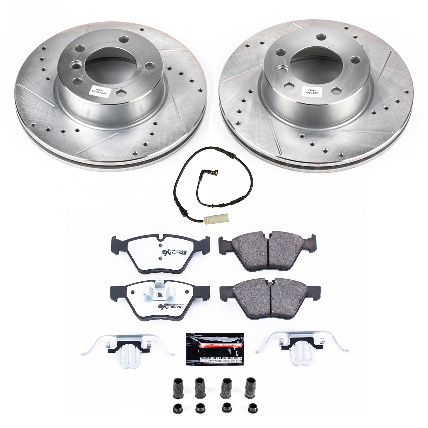 Power Stop - K8949-26 - Front - Disc Brake Pad and Rotor Kit