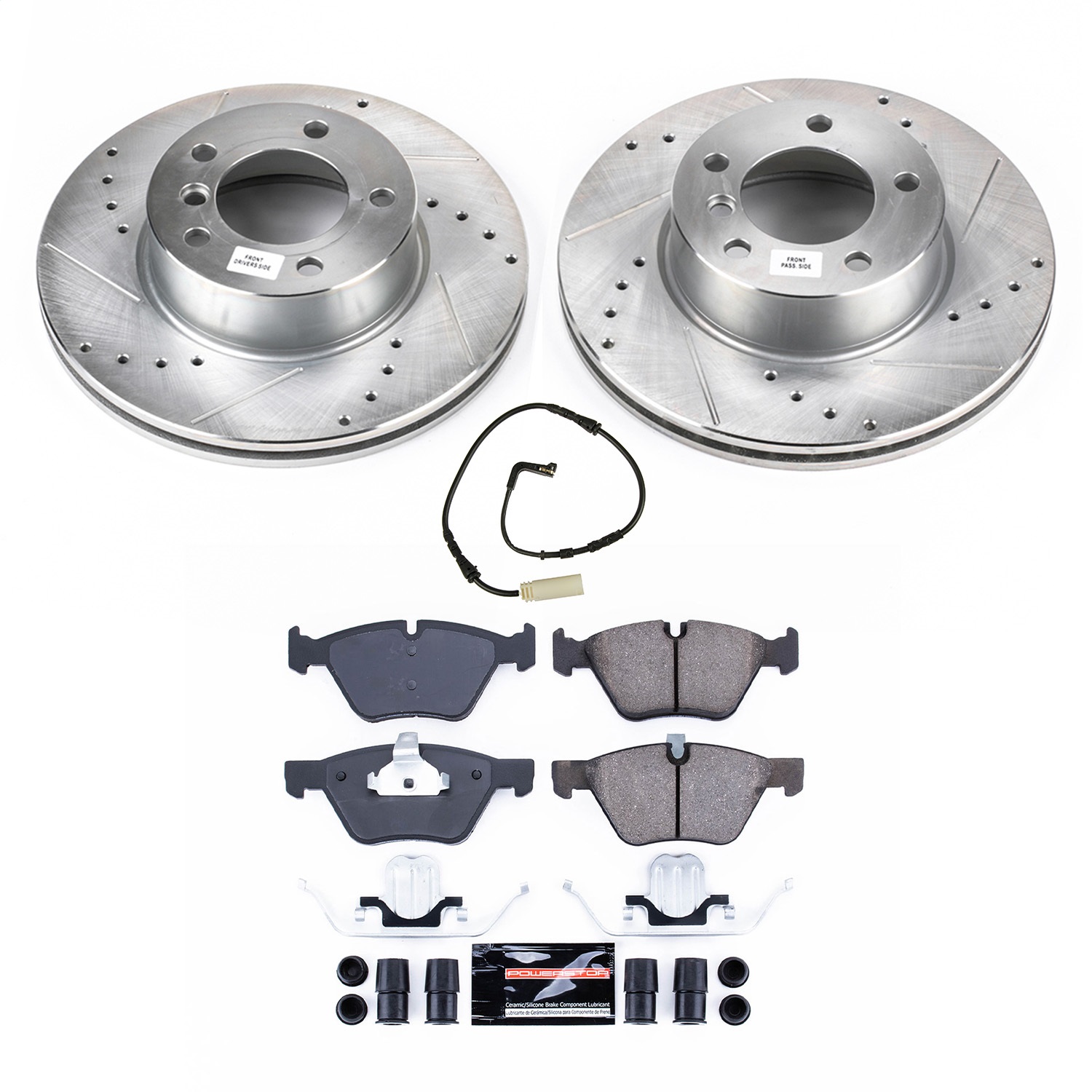 Power Stop - K8949 - Front - Disc Brake Pad and Rotor Kit