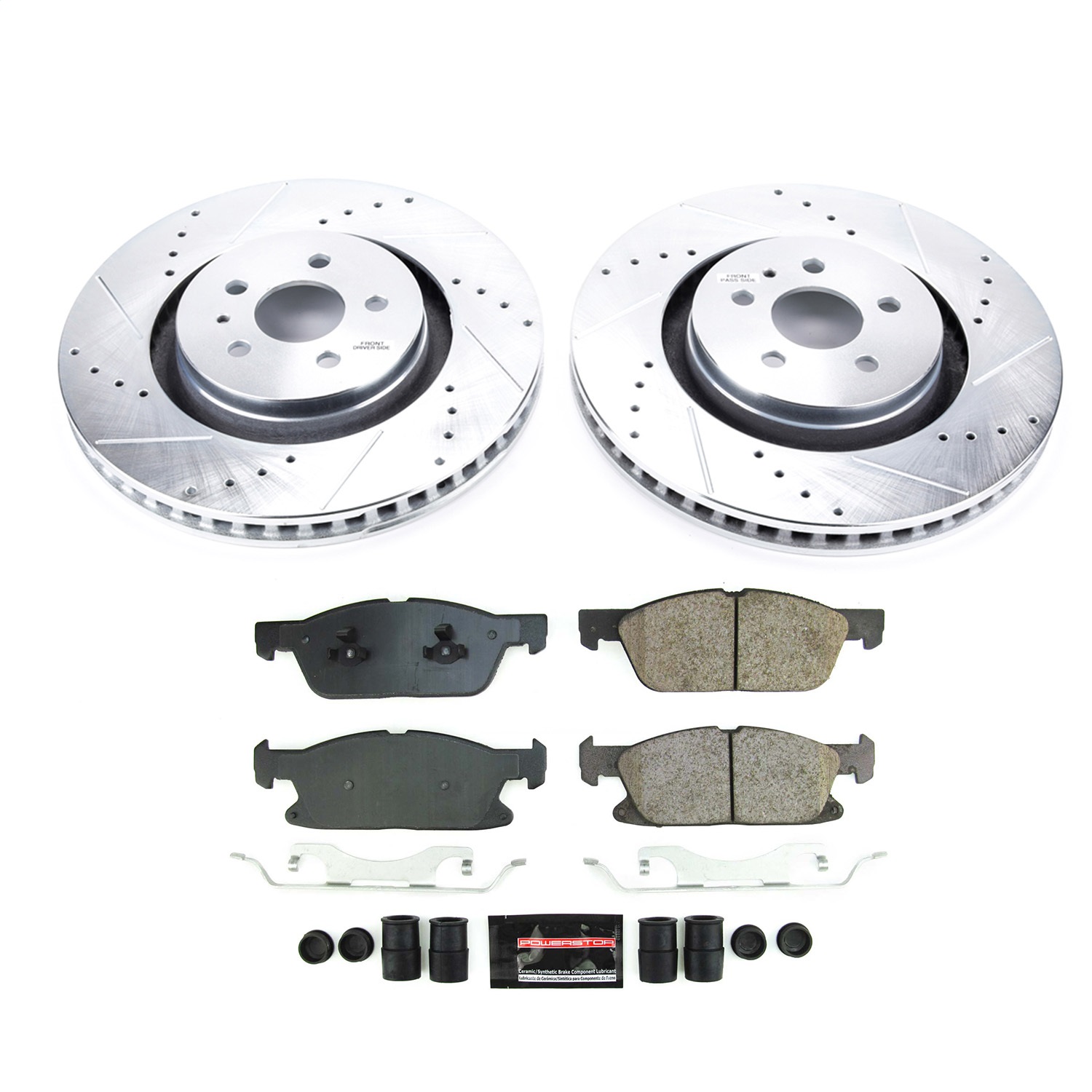 Power Stop - K8960 - Front - Disc Brake Pad and Rotor Kit