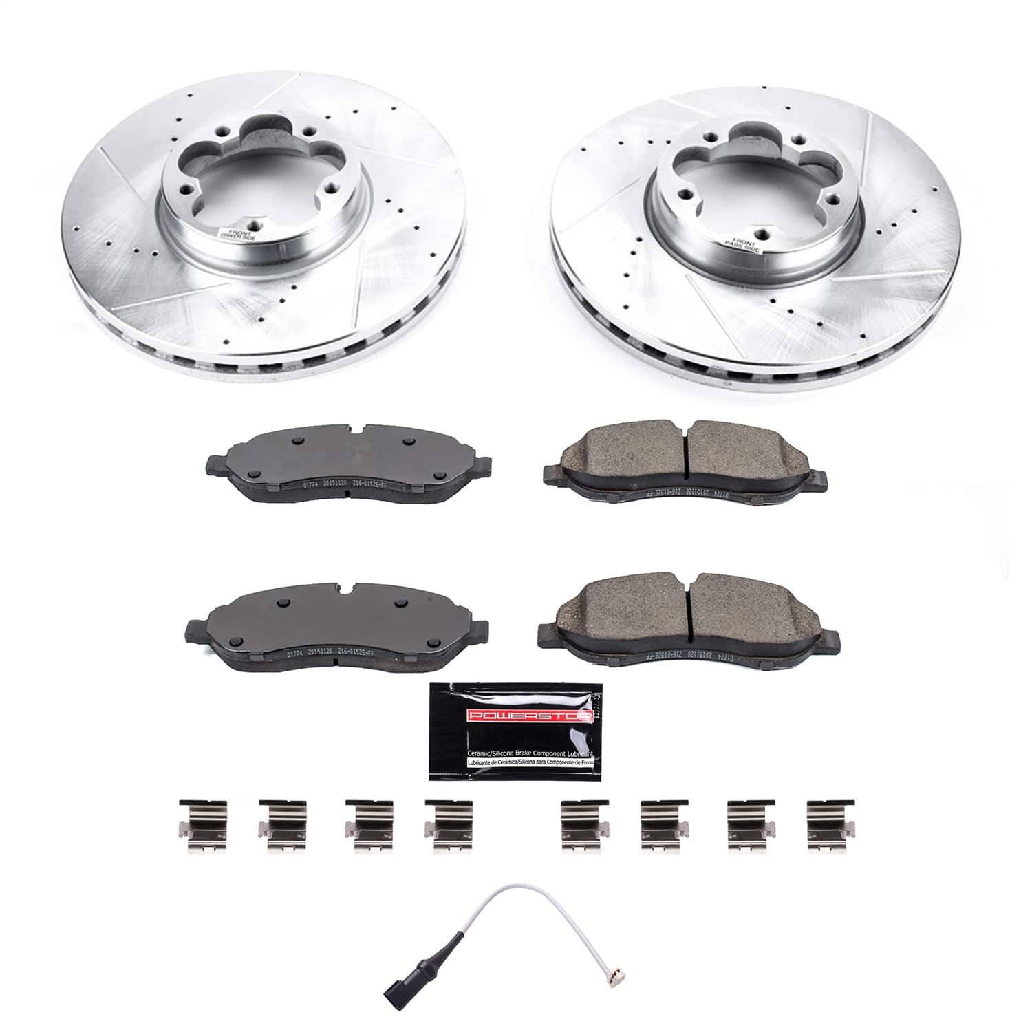 Power Stop - K8979 - Front - Disc Brake Pad and Rotor Kit