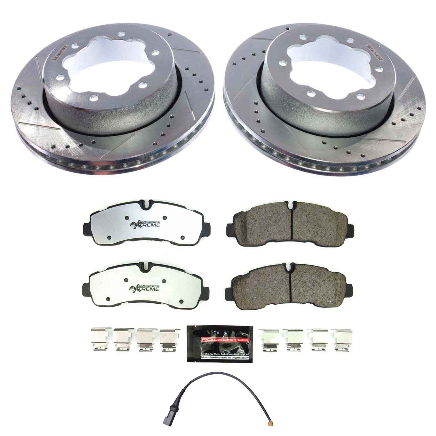 Power Stop - K8981-36 - Rear - Disc Brake Pad and Rotor Kit