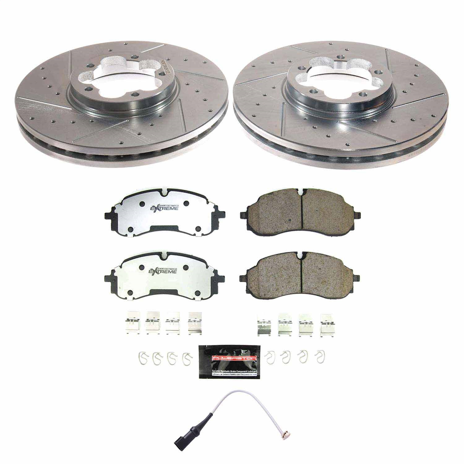 Power Stop - K8985-36 - Front - Disc Brake Pad and Rotor Kit