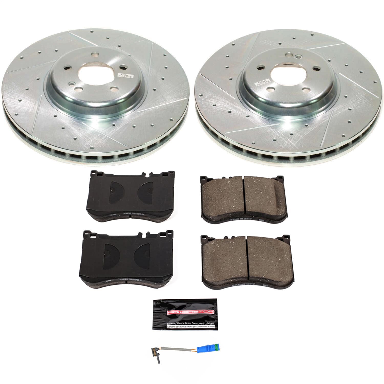 Power Stop - K9011 - Front - Disc Brake Pad and Rotor Kit