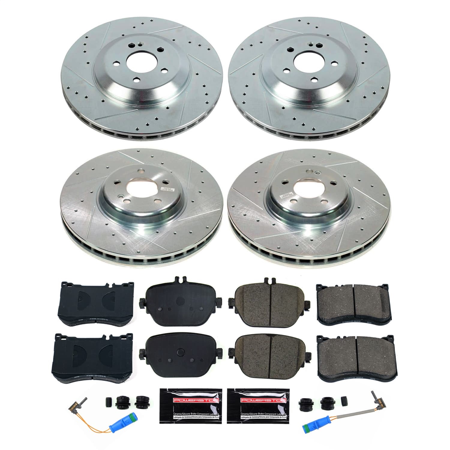 Power Stop - K9024 - Front and Rear - Disc Brake Pad and Rotor Kit
