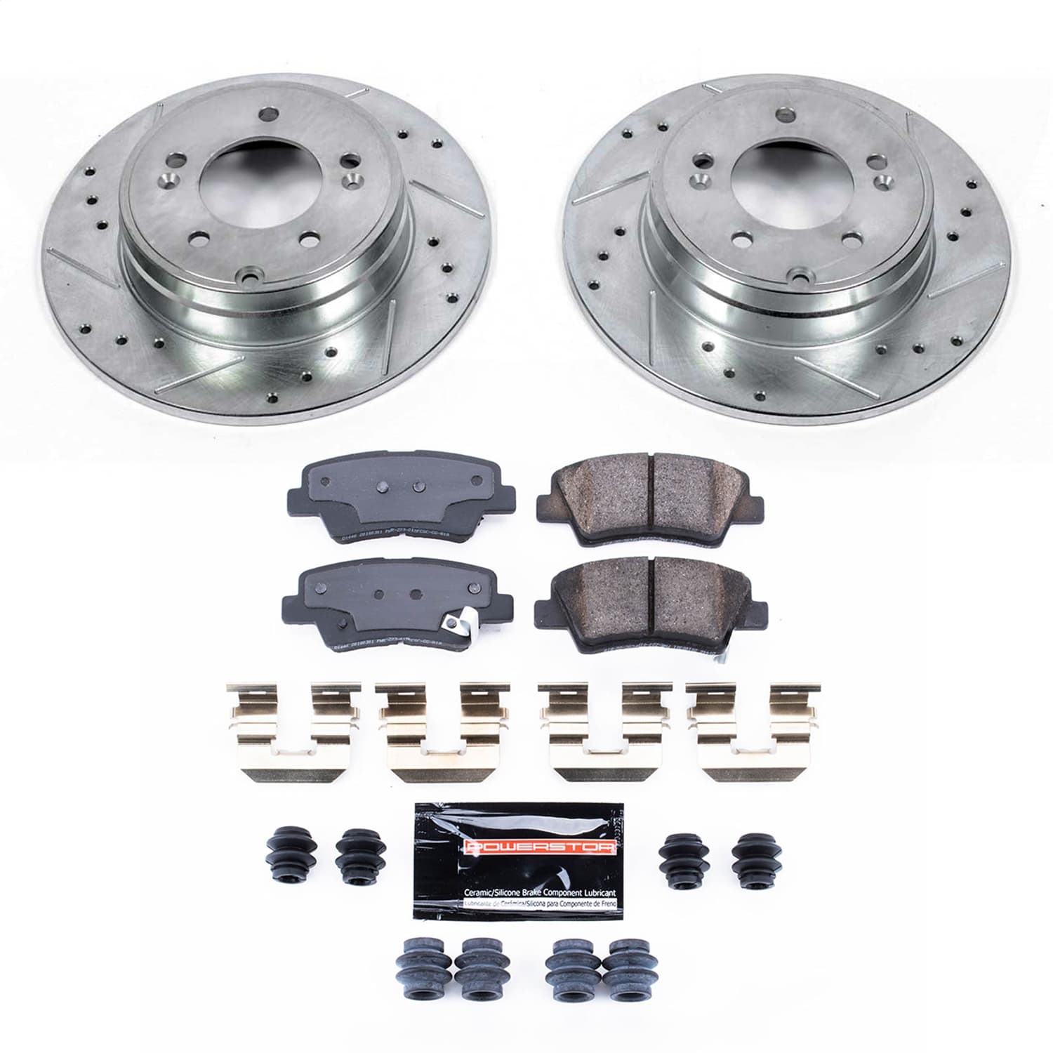 Power Stop - K9060 - Rear - Disc Brake Pad and Rotor Kit