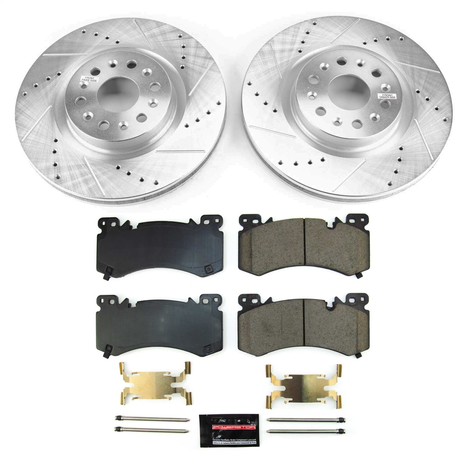 Power Stop - K9076-36 - Front - Disc Brake Pad and Rotor Kit