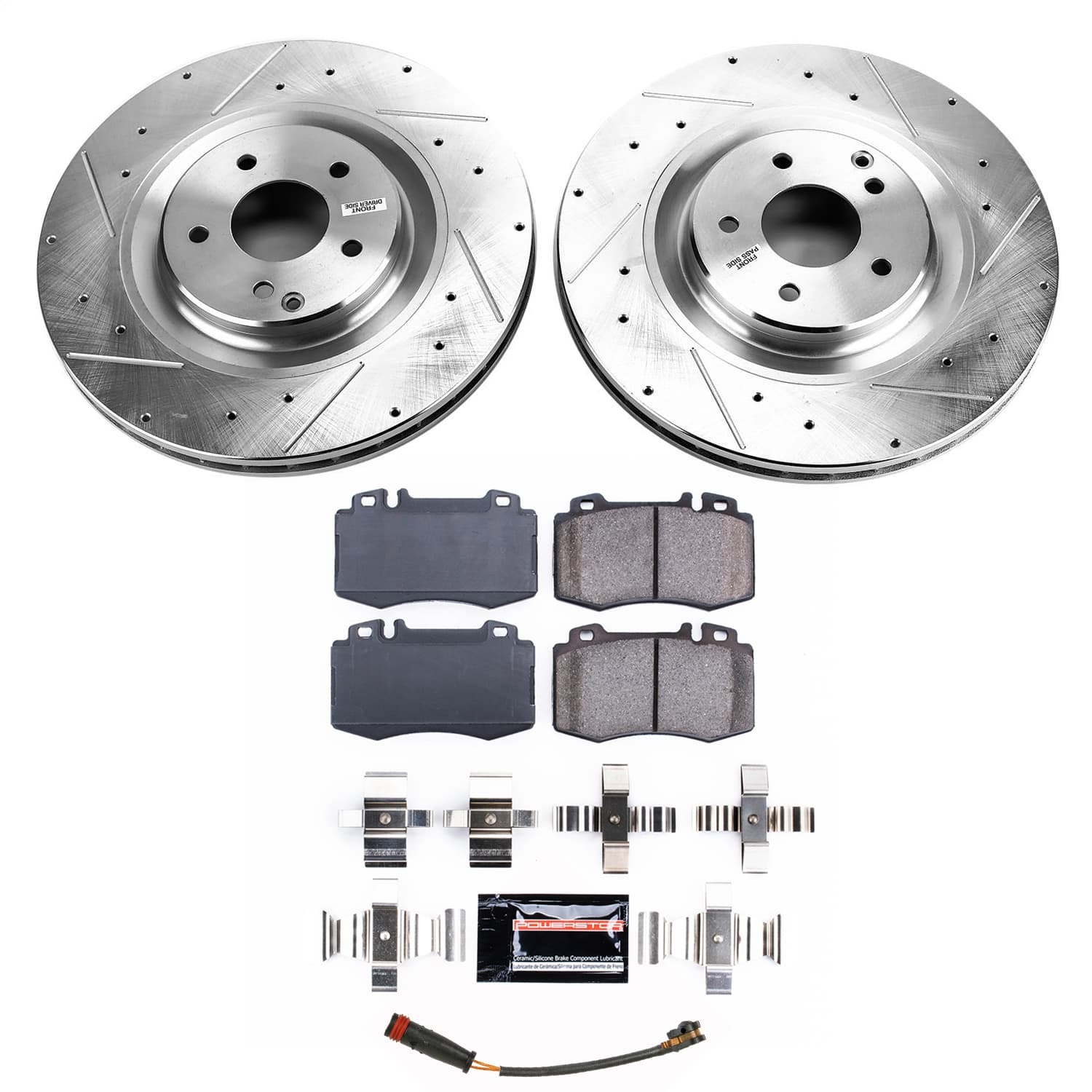 Power Stop - K9078 - Front - Disc Brake Pad and Rotor Kit