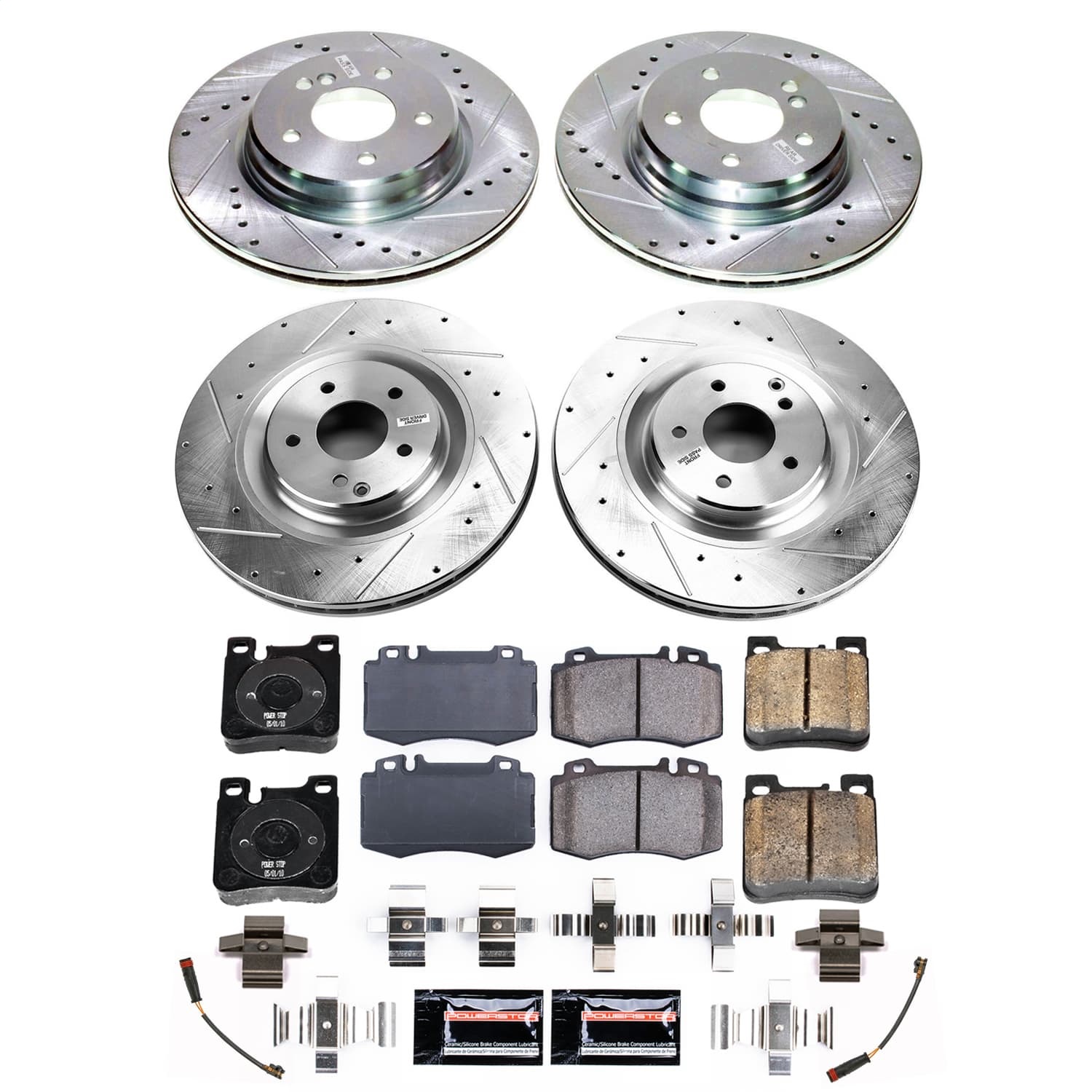 Power Stop - K9094 - Front and Rear - Disc Brake Pad and Rotor Kit