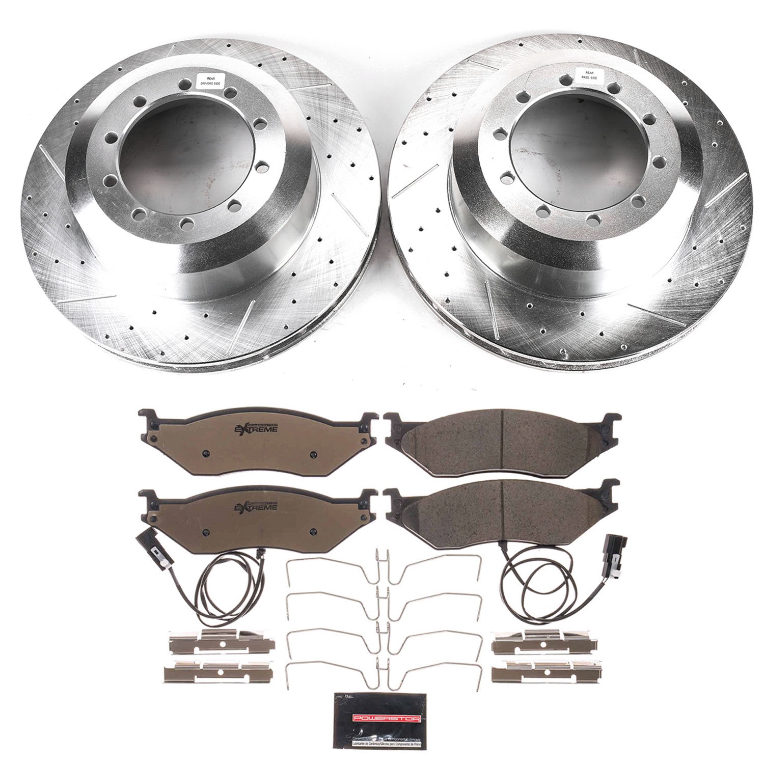 Power Stop - K9113-36 - Rear - Disc Brake Pad and Rotor Kit