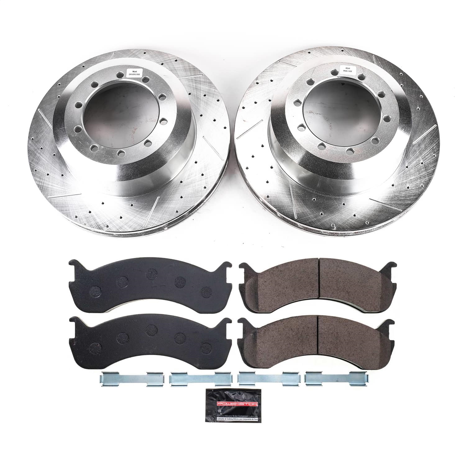 Power Stop - K9123-36 - Front - Disc Brake Pad and Rotor Kit