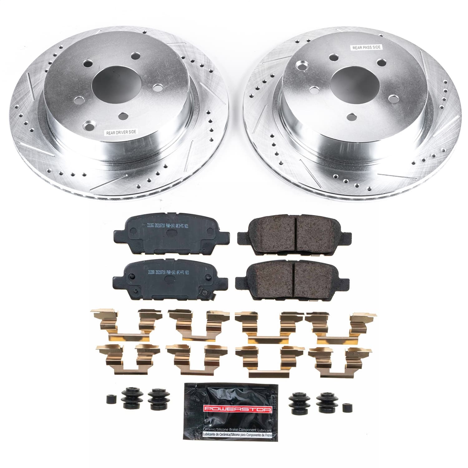 Power Stop - K9134 - Rear - Disc Brake Pad and Rotor Kit