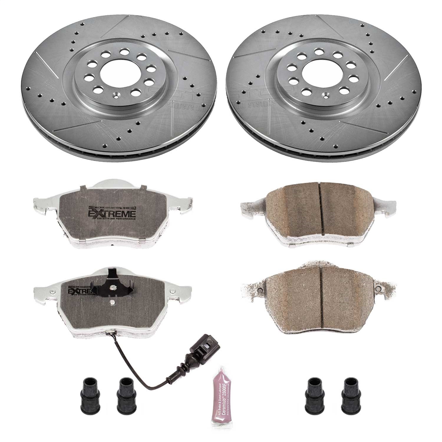 Power Stop - K914-26 - Front - Disc Brake Pad and Rotor Kit