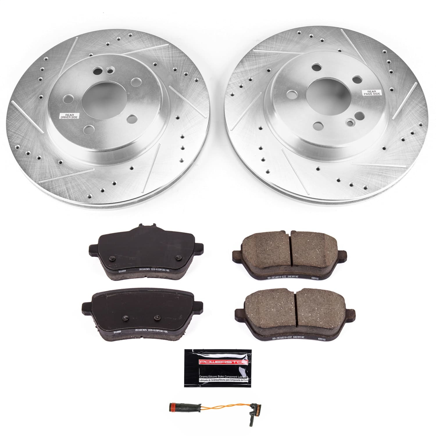Power Stop - K9151 - Rear - Disc Brake Pad and Rotor Kit