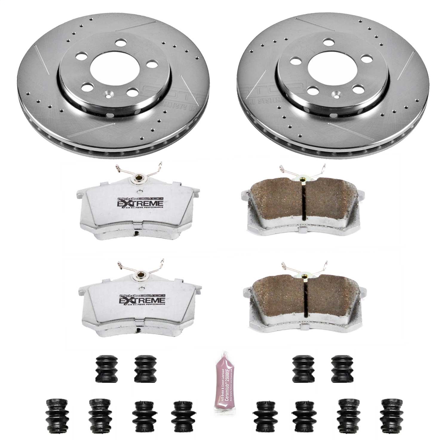 Power Stop - K920-26 - Rear - Disc Brake Pad and Rotor Kit