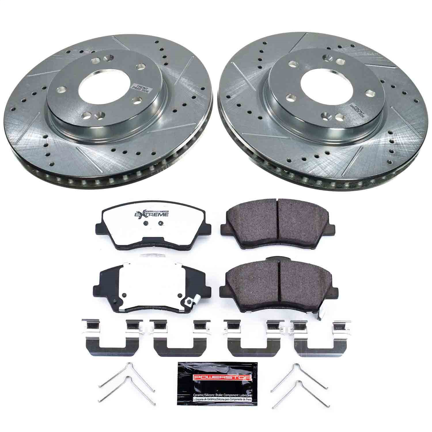 Power Stop - K9239-36 - Front - Disc Brake Pad and Rotor Kit