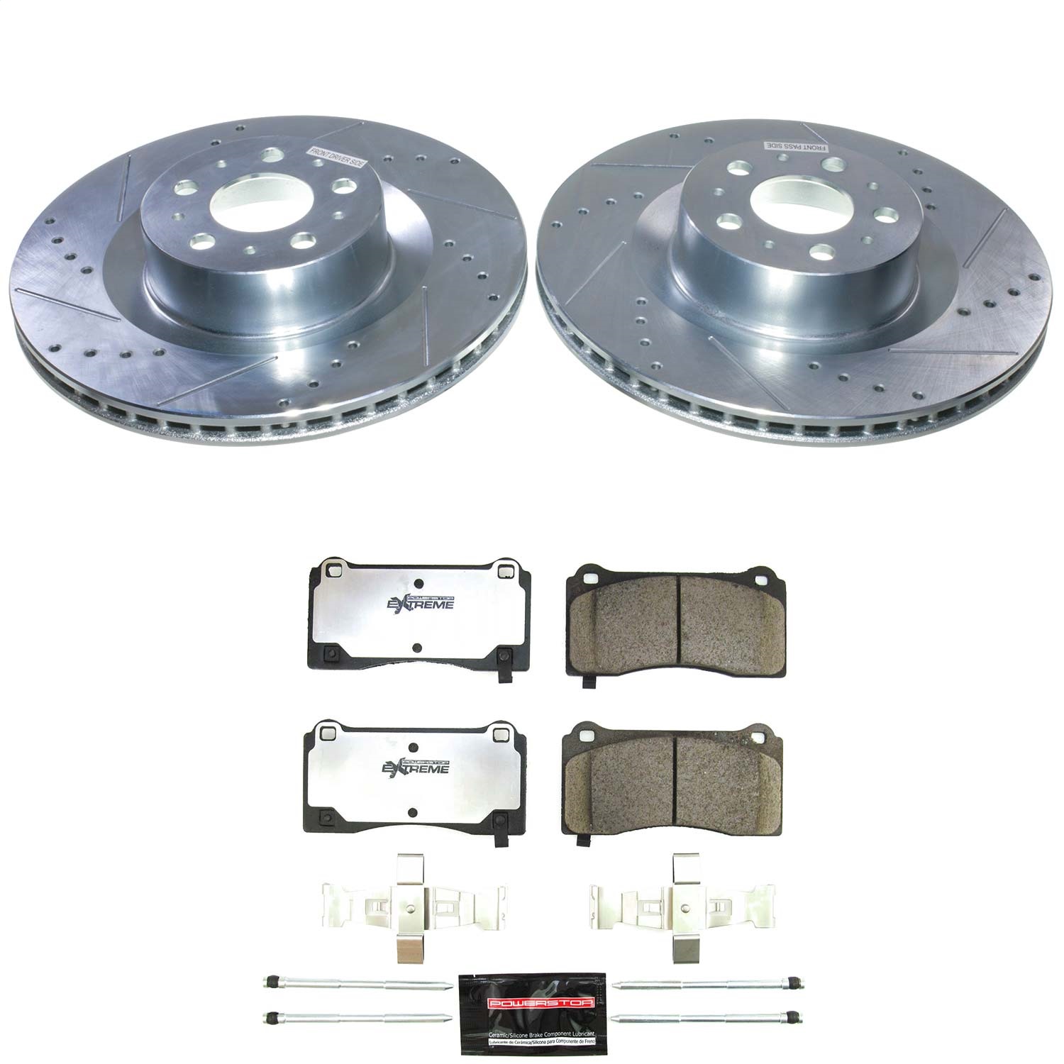 Power Stop - K9251-26 - Front - Disc Brake Pad and Rotor Kit