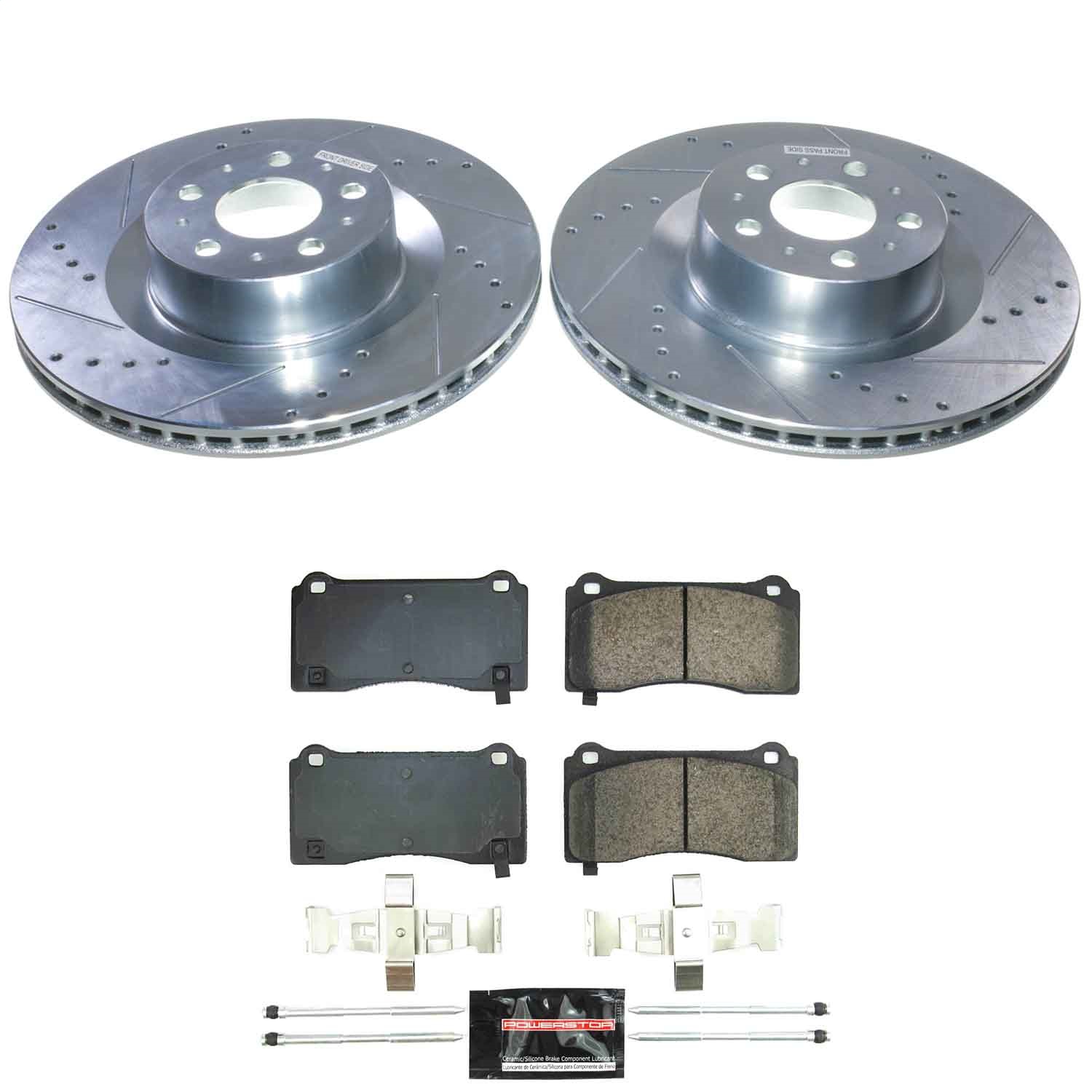 Power Stop - K9251 - Front - Disc Brake Pad and Rotor Kit