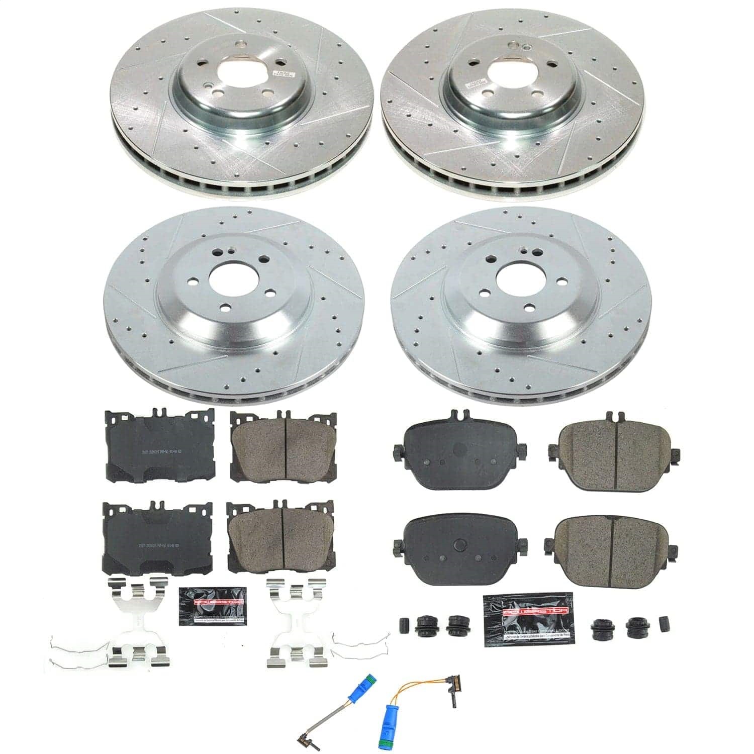Power Stop - K9261 - Front and Rear - Disc Brake Pad and Rotor Kit