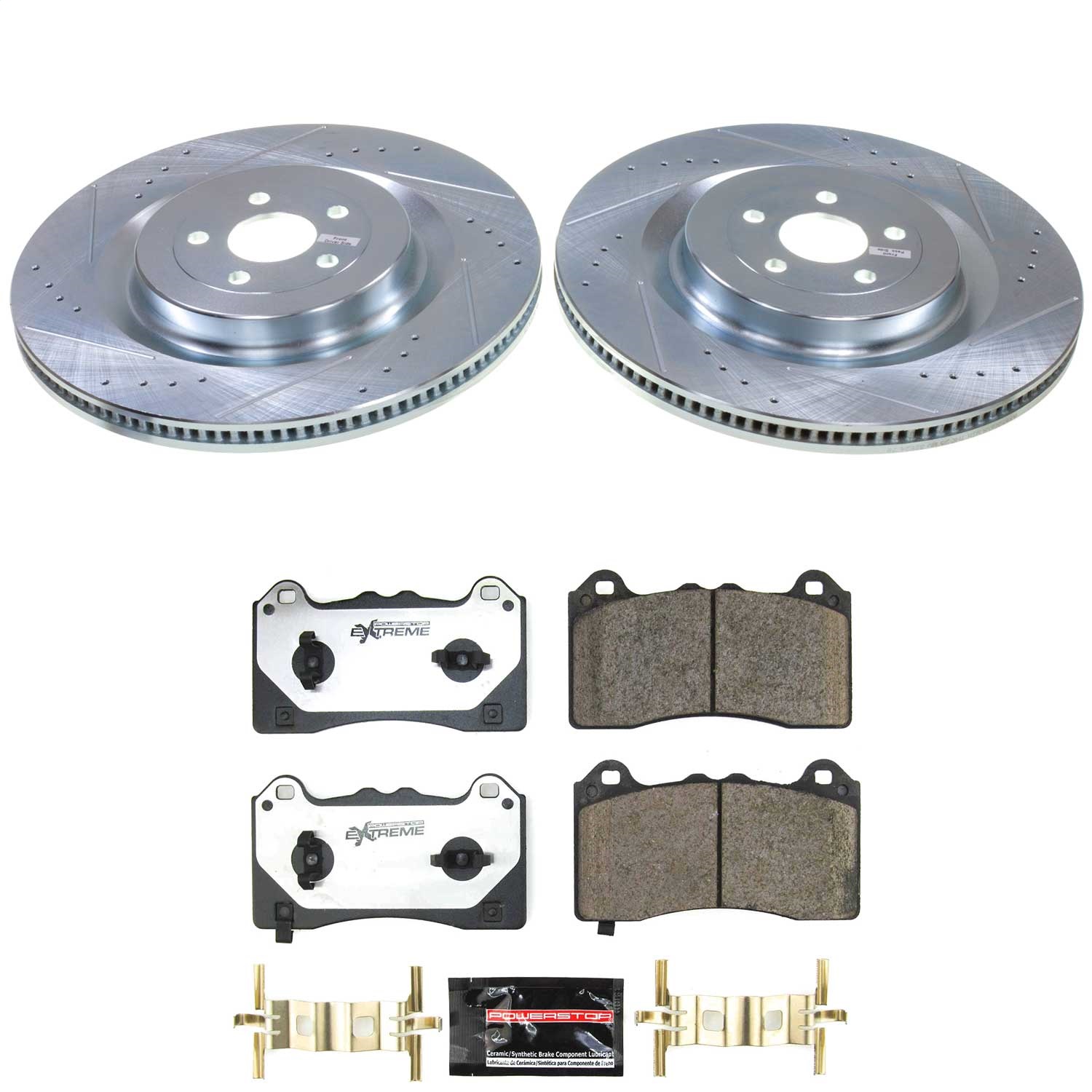 Power Stop - K9265-26 - Front - Disc Brake Pad and Rotor Kit