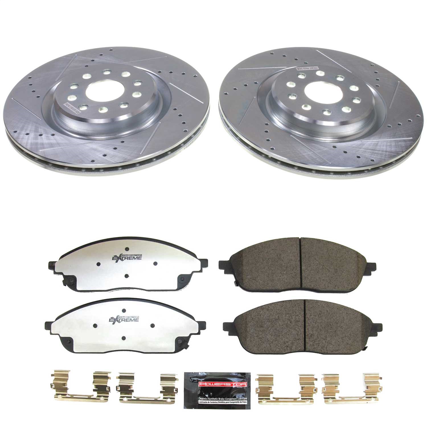 Power Stop - K9266-36 - Front - Disc Brake Pad and Rotor Kit