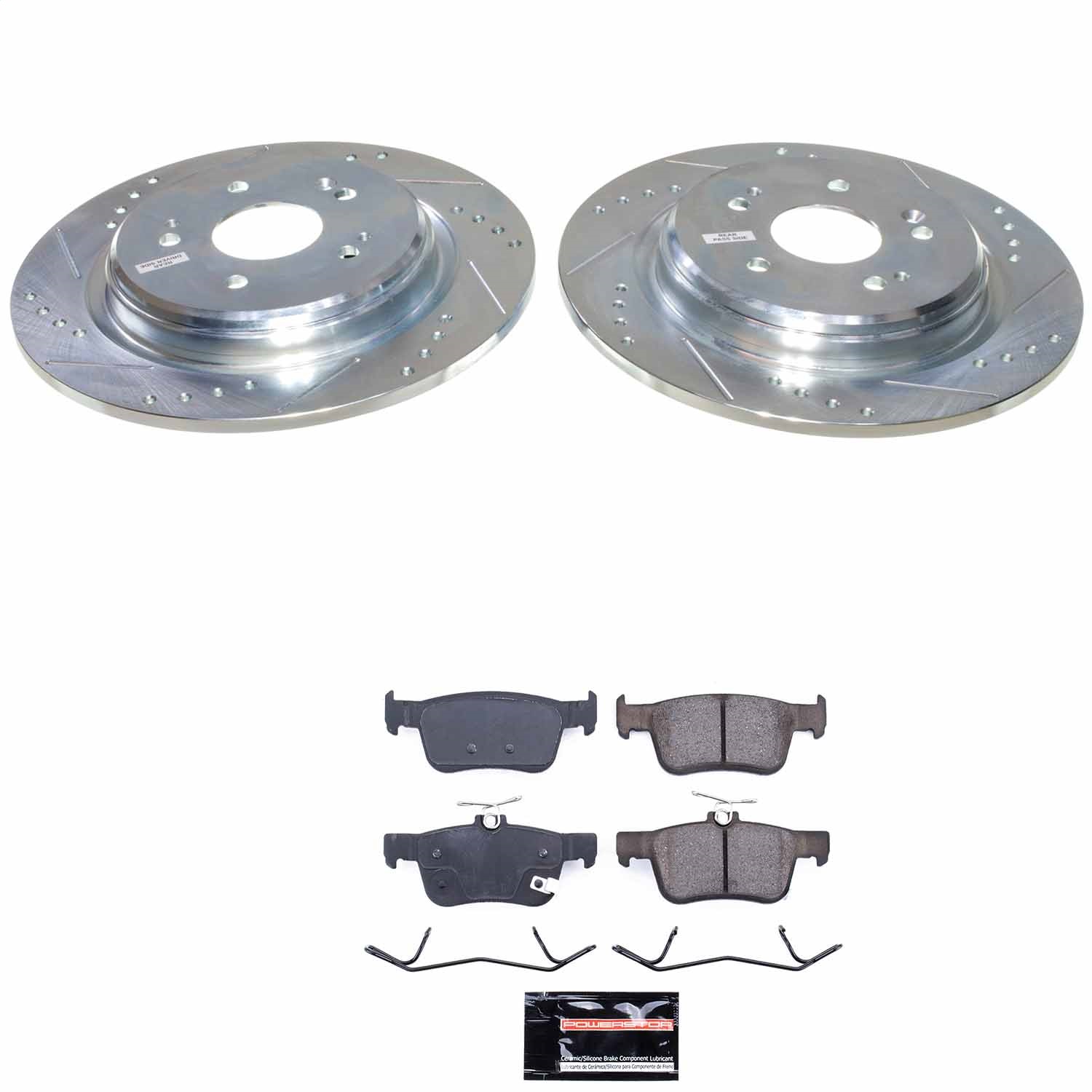 Power Stop - K9277 - Rear - Disc Brake Pad and Rotor Kit