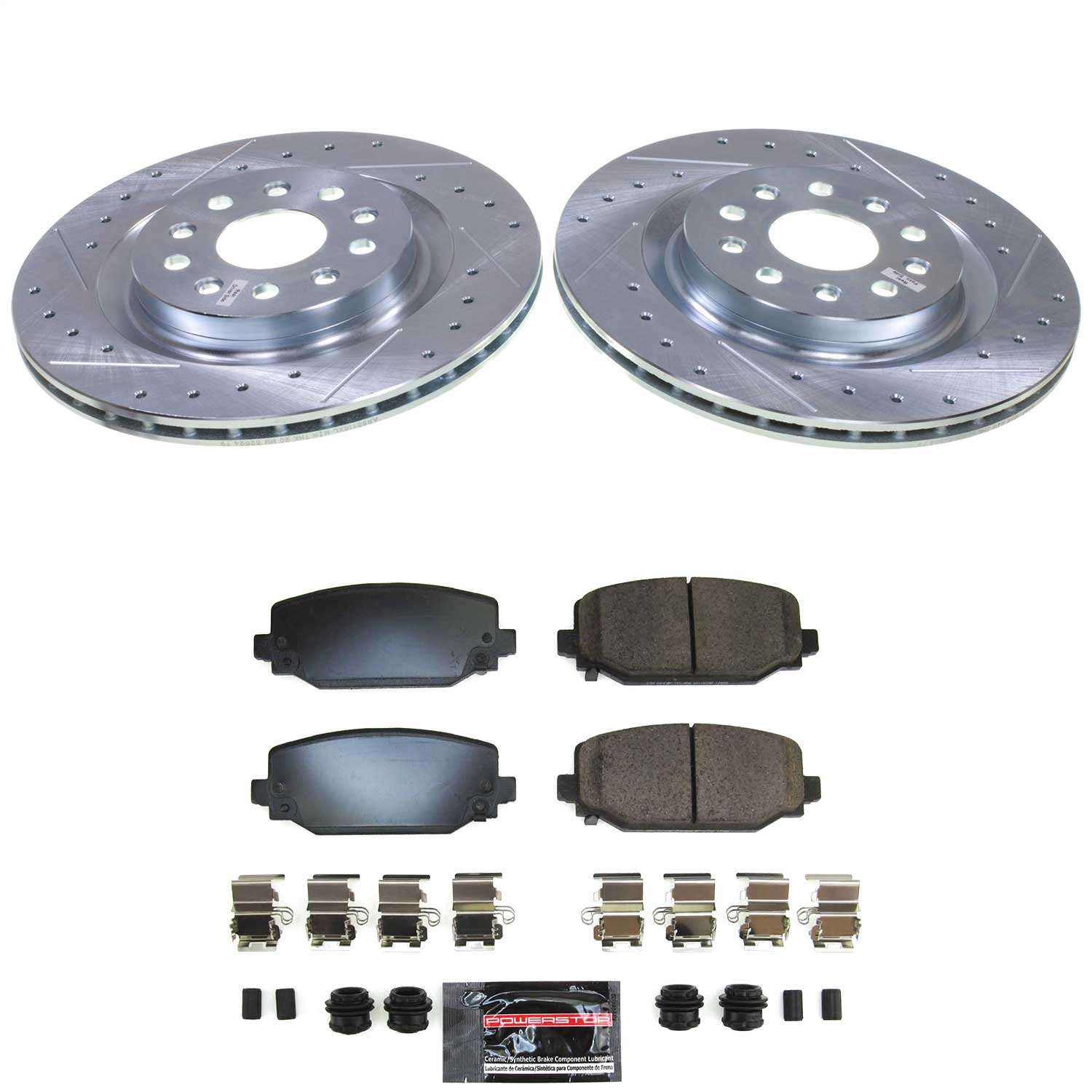 Power Stop - K9279 - Rear - Disc Brake Pad and Rotor Kit