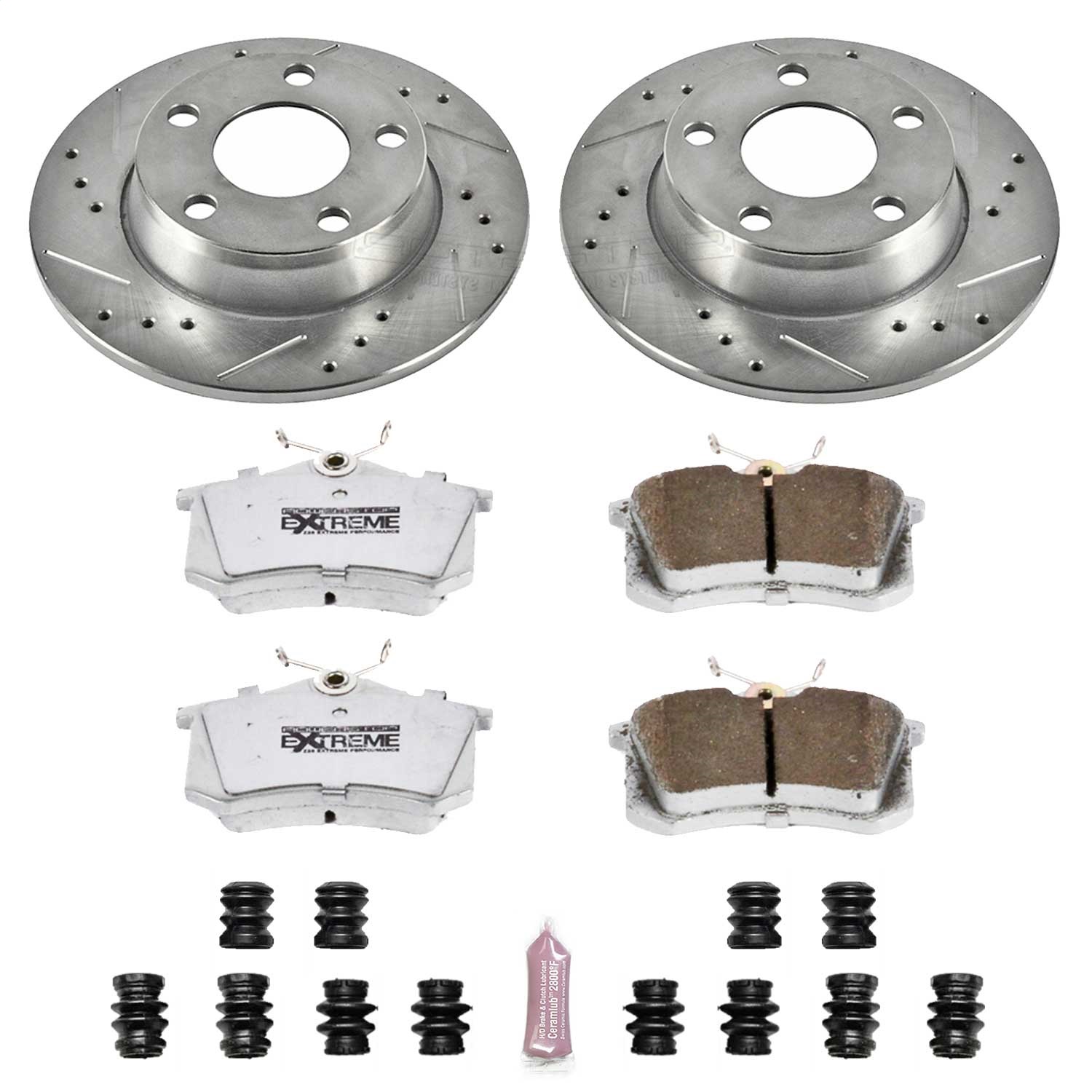 Power Stop - K940-26 - Rear - Disc Brake Pad and Rotor Kit