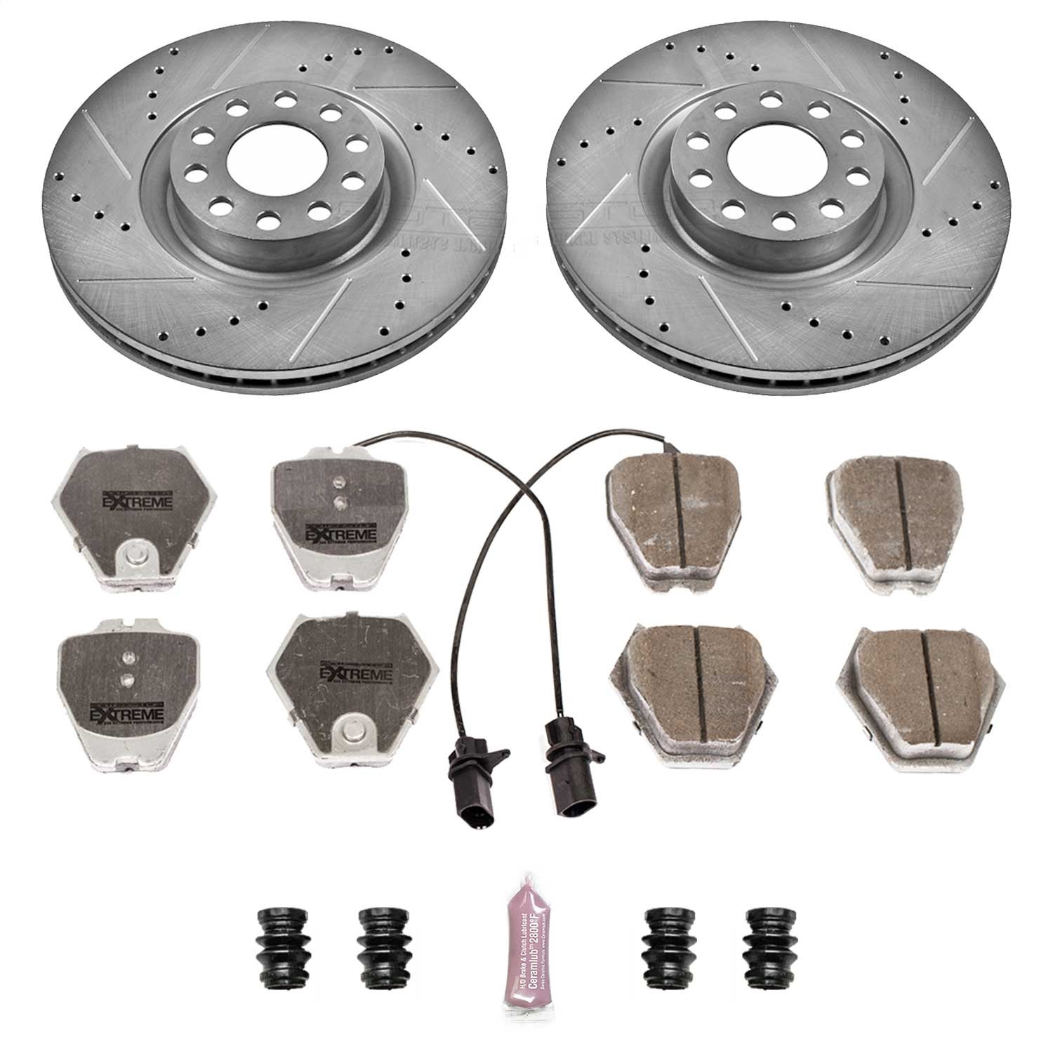 Power Stop - K948-26 - Front - Disc Brake Pad and Rotor Kit