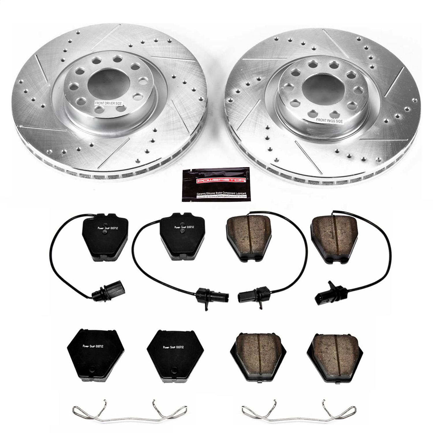 Power Stop - K948 - Front - Disc Brake Pad and Rotor Kit