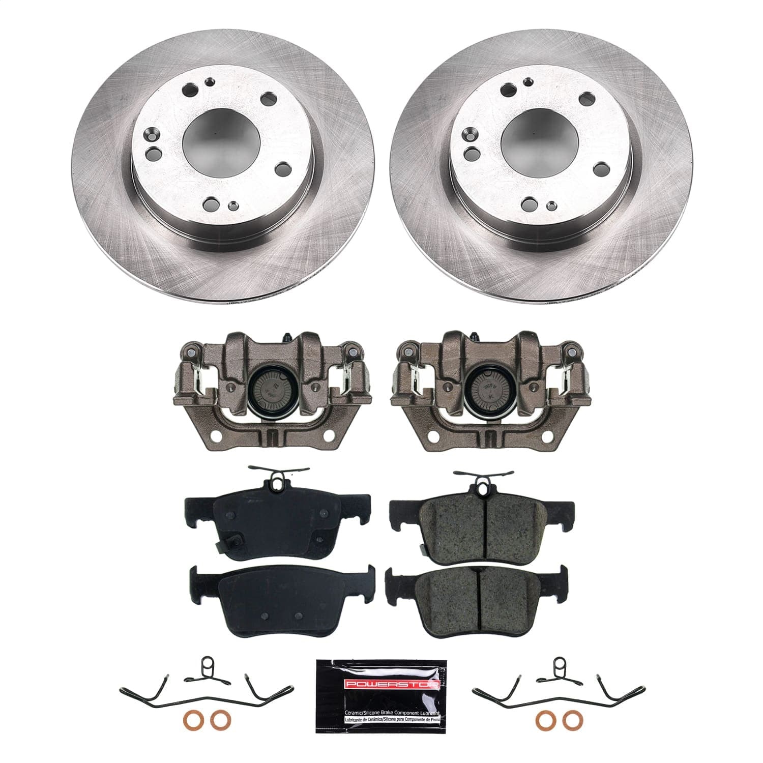 Power Stop - KCOE8330 - Rear - Disc Brake Pad and Rotor Kit