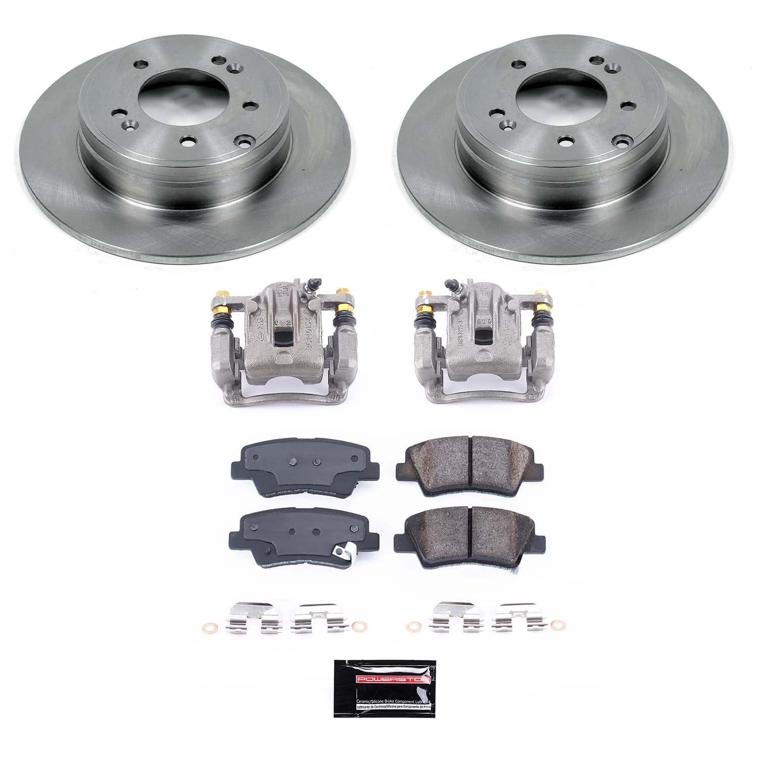 Power Stop - KCOE9060 - Rear - Disc Brake Pad and Rotor Kit
