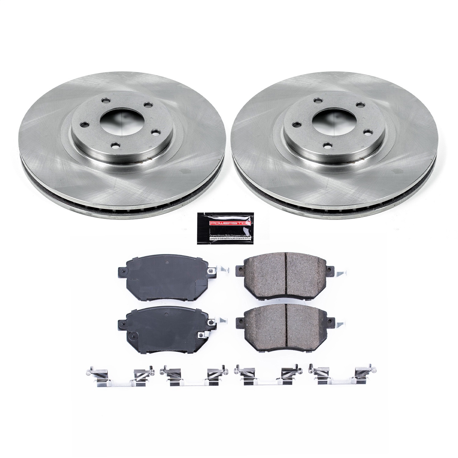 Power Stop - KOE091 - Front - Disc Brake Pad and Rotor Kit