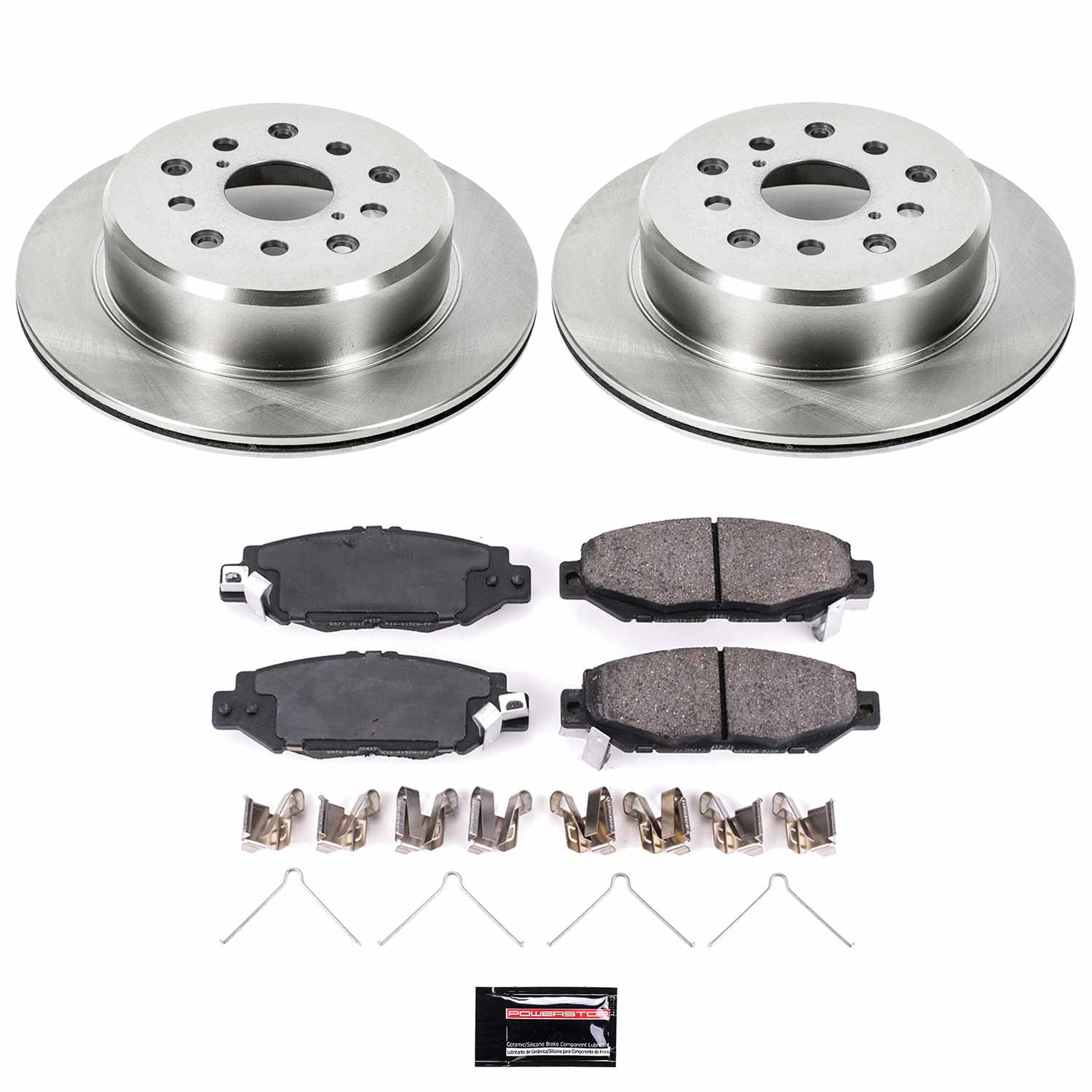Power Stop - KOE1080 - Rear - Disc Brake Pad and Rotor Kit