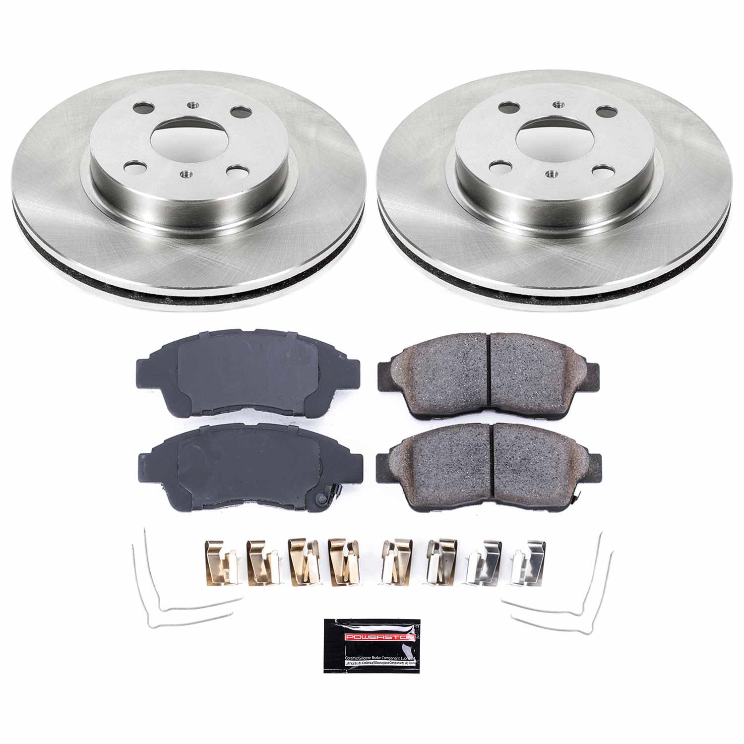 Power Stop - KOE1151 - Front - Disc Brake Pad and Rotor Kit