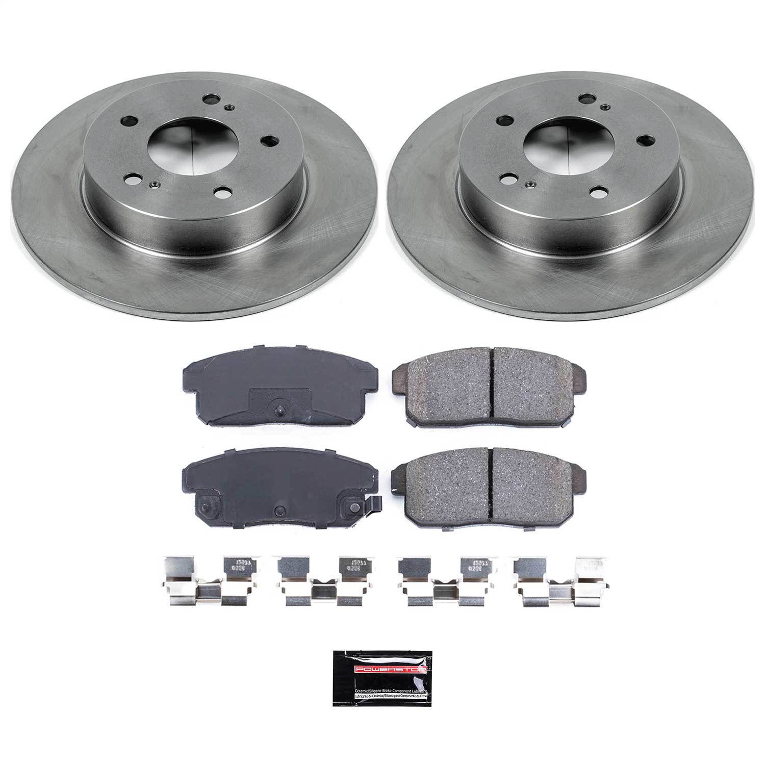 Power Stop - KOE1169 - Rear - Disc Brake Pad and Rotor Kit