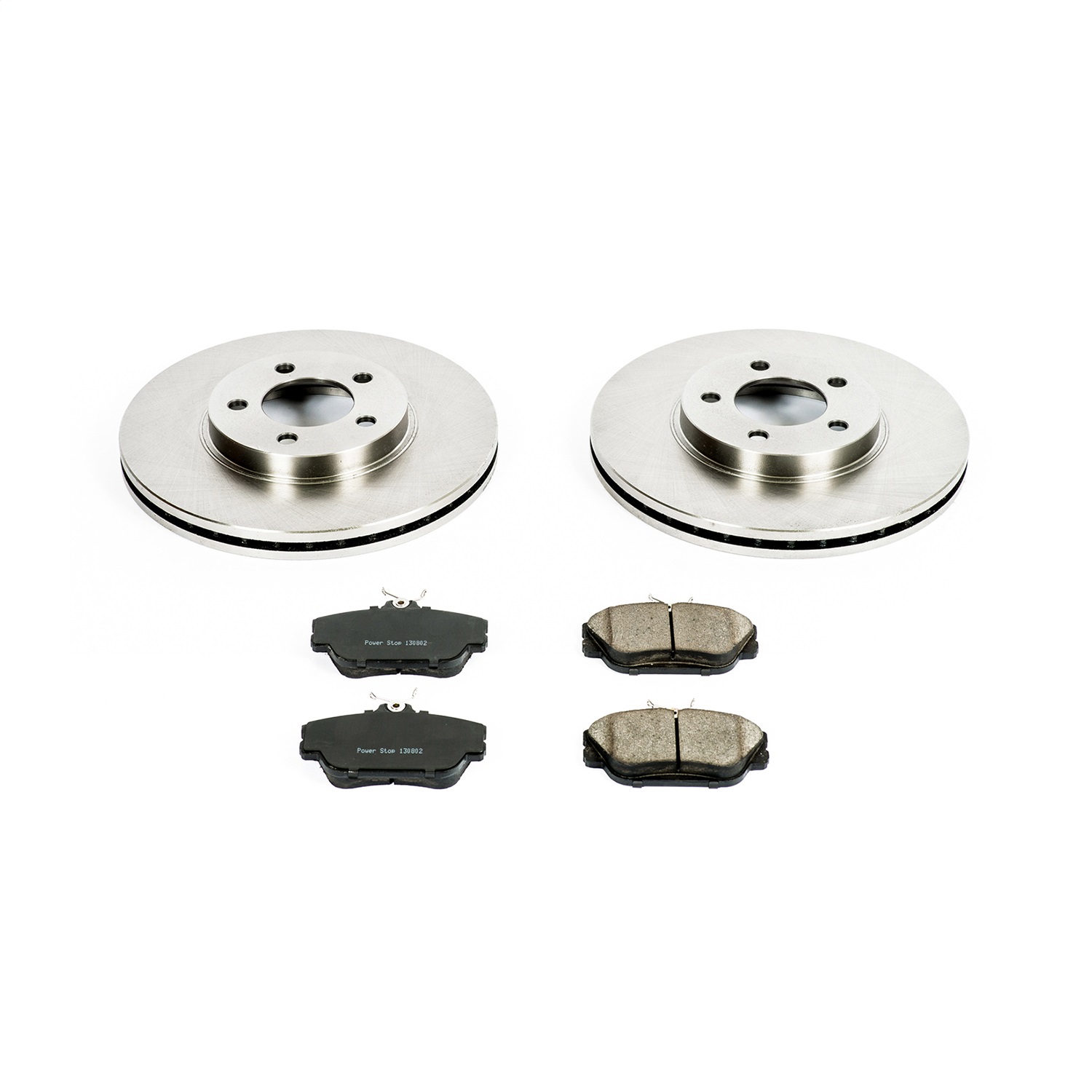 Power Stop - KOE1318 - Front - Disc Brake Pad and Rotor Kit