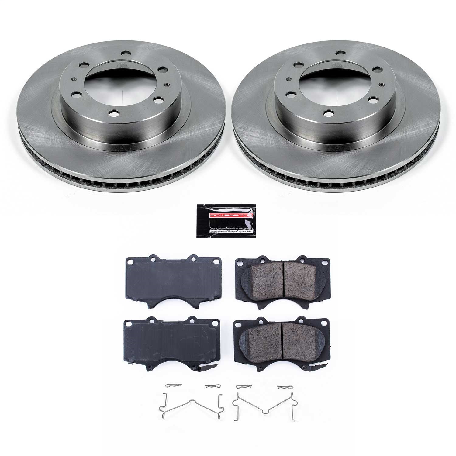 Power Stop - KOE137 - Front - Disc Brake Pad and Rotor Kit