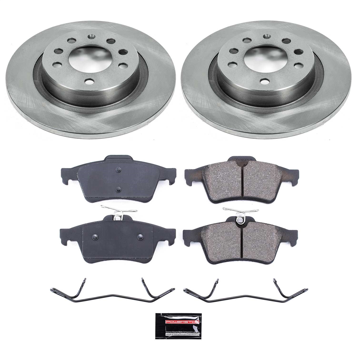 Power Stop - KOE1436 - Rear - Disc Brake Pad and Rotor Kit