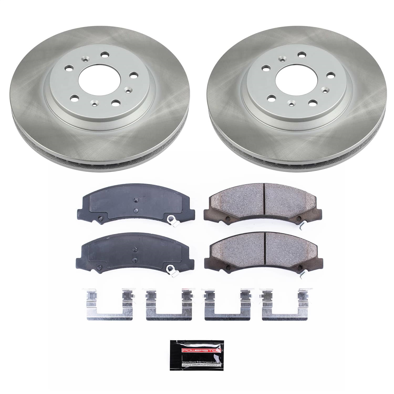 Power Stop - KOE1437 - Front - Disc Brake Pad and Rotor Kit