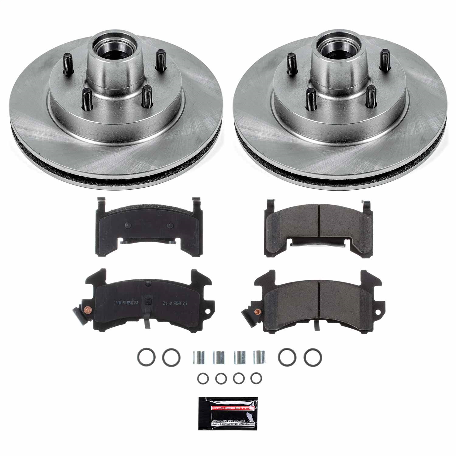 Power Stop - KOE1482 - Front - Disc Brake Pad and Rotor Kit