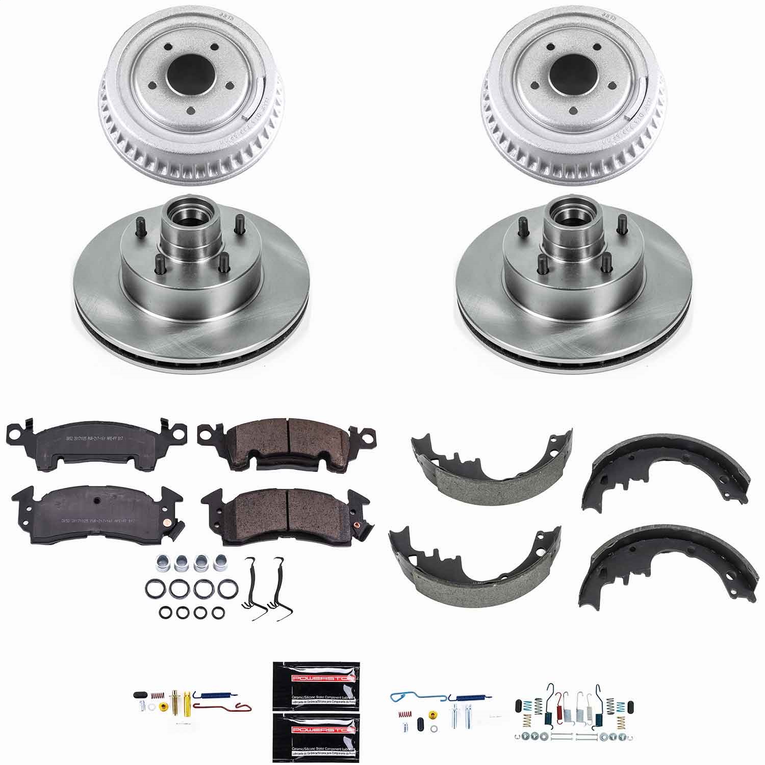 Power Stop - KOE15019DK - Complete Vehicle Disc/Drum Brake Kit