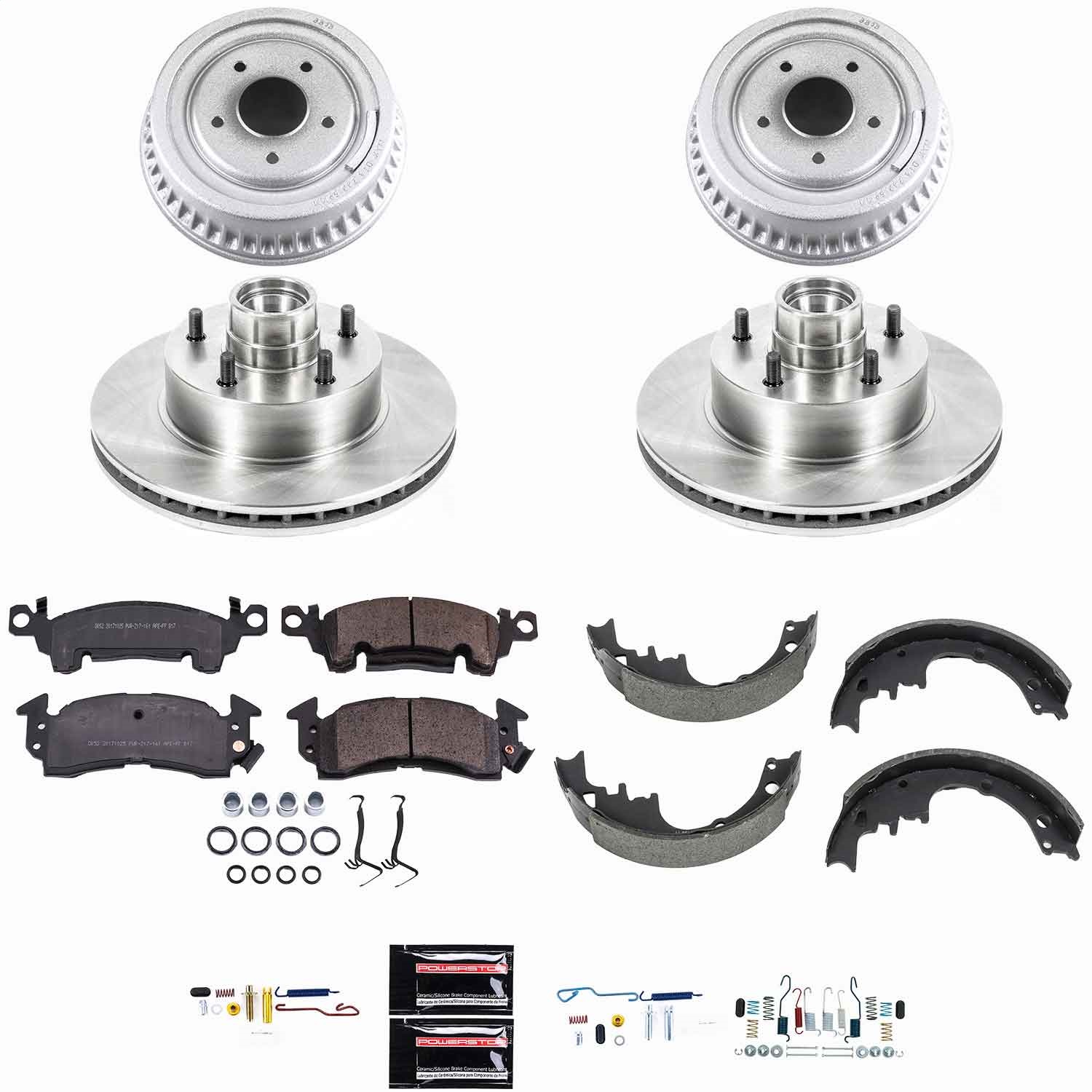 Power Stop - KOE15020DK - Complete Vehicle Disc/Drum Brake Kit