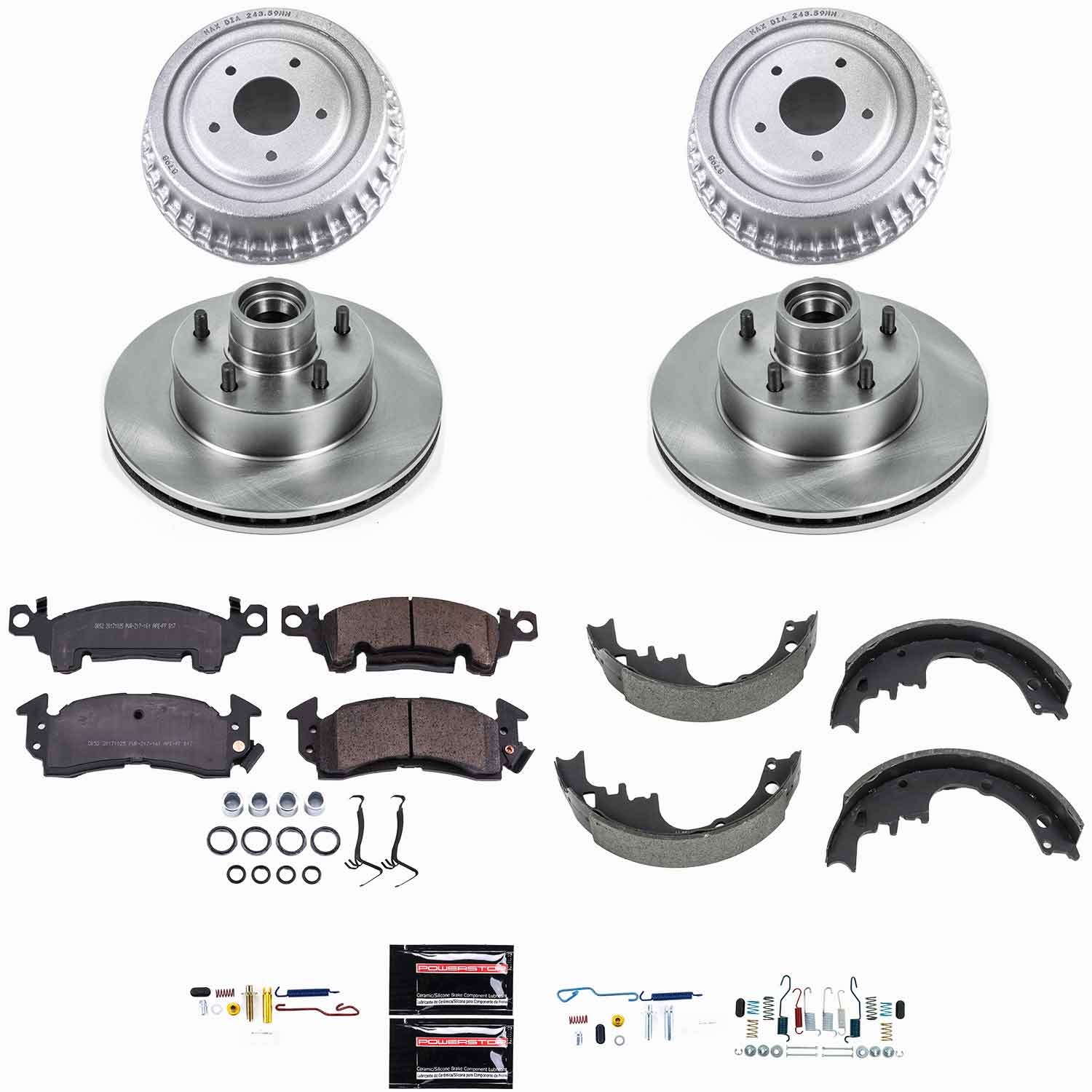 Power Stop - KOE15023DK - Complete Vehicle Disc/Drum Brake Kit
