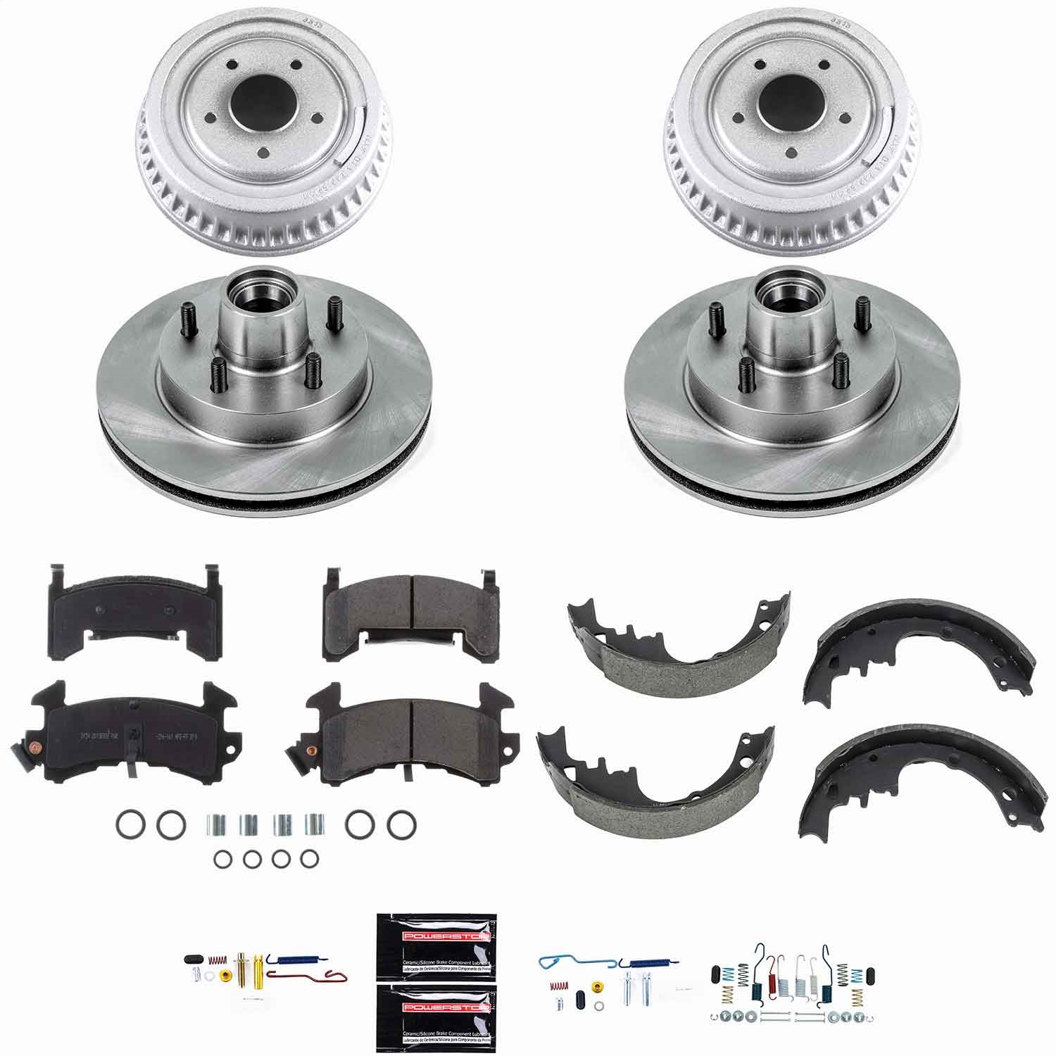 Power Stop - KOE15025DK - Complete Vehicle Disc/Drum Brake Kit