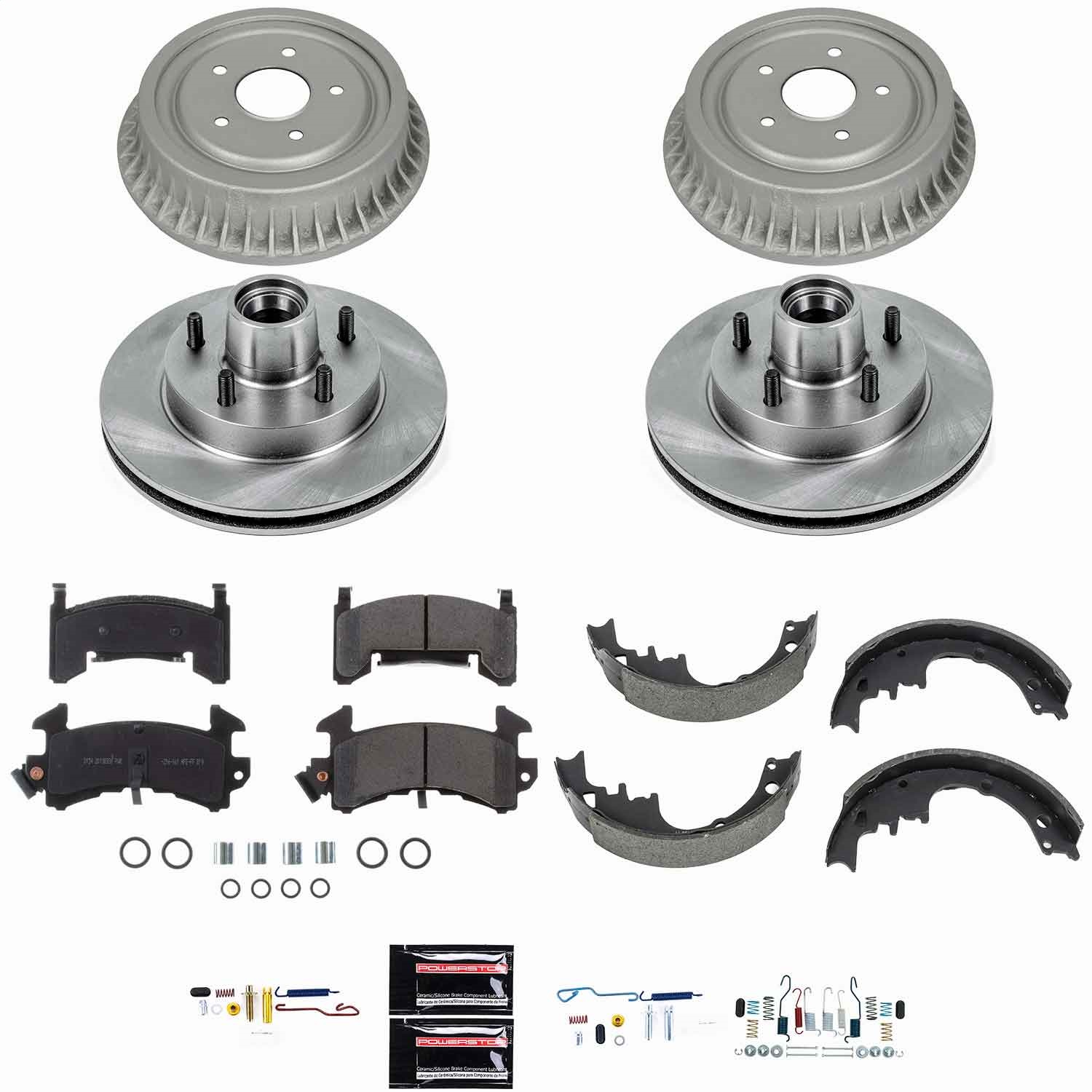 Power Stop - KOE15026DK - Complete Vehicle Disc/Drum Brake Kit