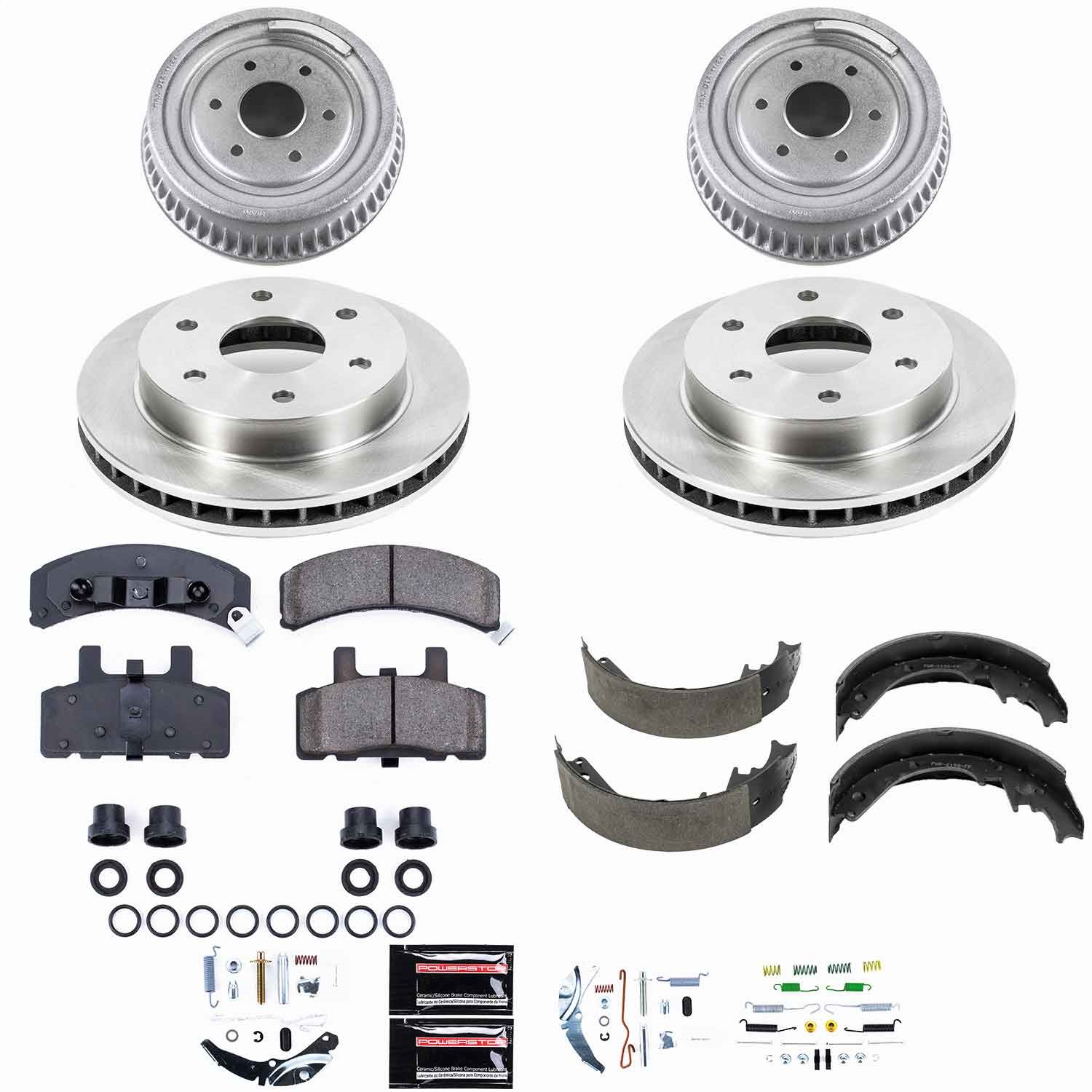 Power Stop - KOE15035DK - Complete Vehicle Disc/Drum Brake Kit