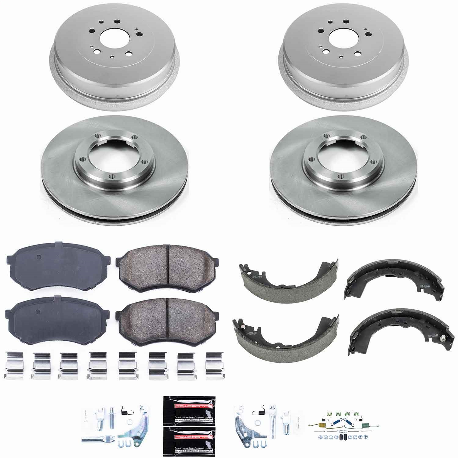 Power Stop - KOE15039DK - Complete Vehicle Disc/Drum Brake Kit
